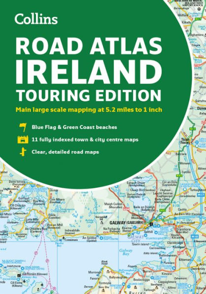 Road Atlas Ireland: Touring Edition A4 Paperback (Collins Road Atlas)
