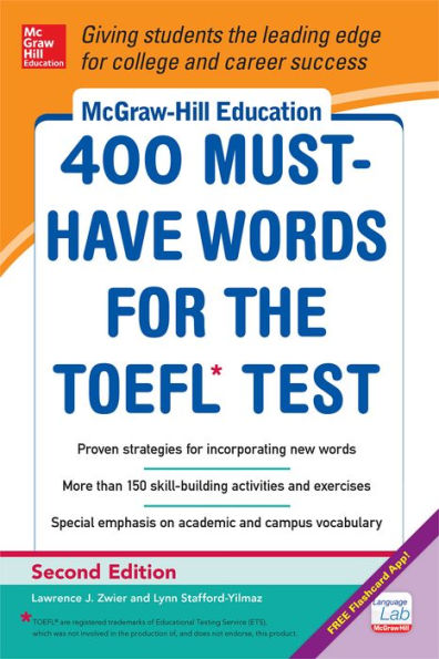 Mcgraw-Hill Education 400 Must-Have Words For The Toefl, 2Nd Edition