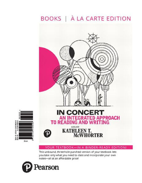 In Concert: An Integrated Approach To Reading And Writing