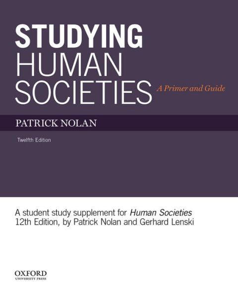 Studying Human Societies: A Primer And Guide