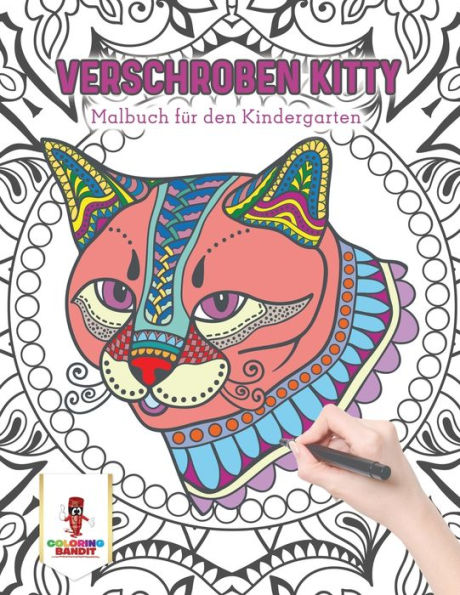 Verschroben Kitty: Malbuch F??r Den Kindergarten (German Edition)