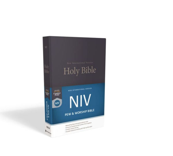 Niv, Pew And Worship Bible, Hardcover, Blue, Comfort Print