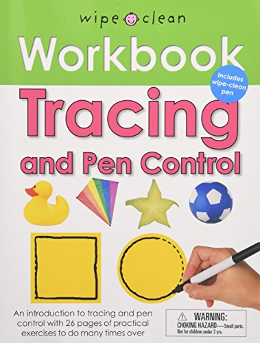 Wipe Clean Workbook Tracing And Pen Control: Includes Wipe-Clean Pen (Wipe Clean Learning Books)