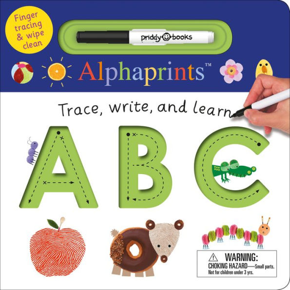 Alphaprints: Trace, Write, And Learn Abc: Finger Tracing & Wipe Clean