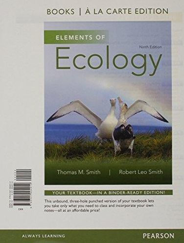 Elements Of Ecology, Books A La Carte Edition