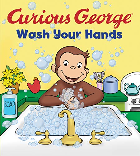 Curious George Wash Your Hands (Cgtv Board Book)