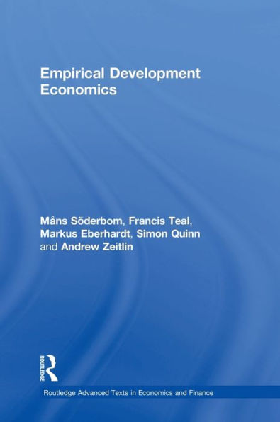 Empirical Development Economics (Routledge Advanced Texts In Economics And Finance)