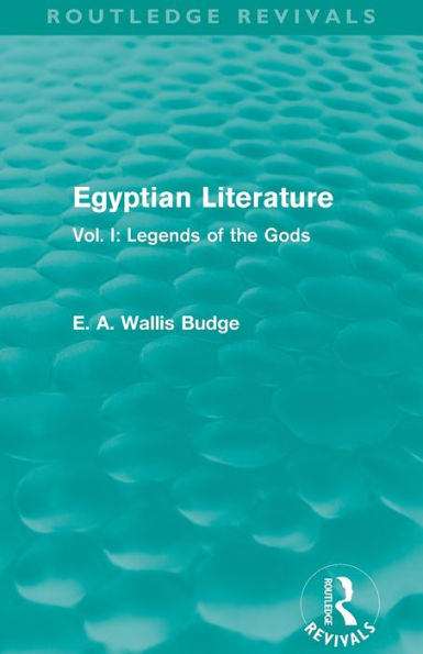 Egyptian Literature (Routledge Revivals)
