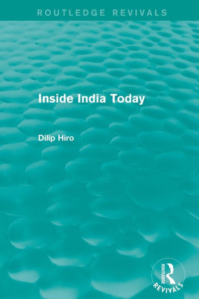 Inside India Today (Routledge Revivals)