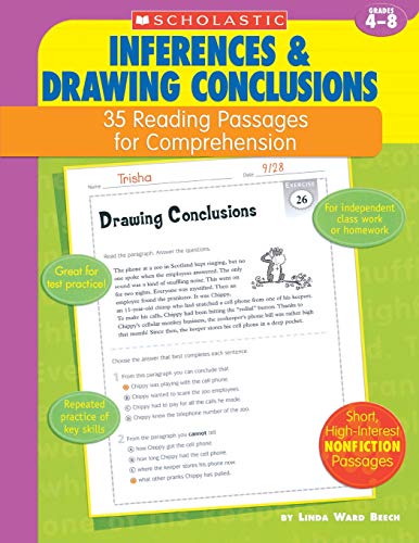 35 Reading Passages For Comprehension: Inferences & Drawing Conclusions: 35 Reading Passages For Comprehension