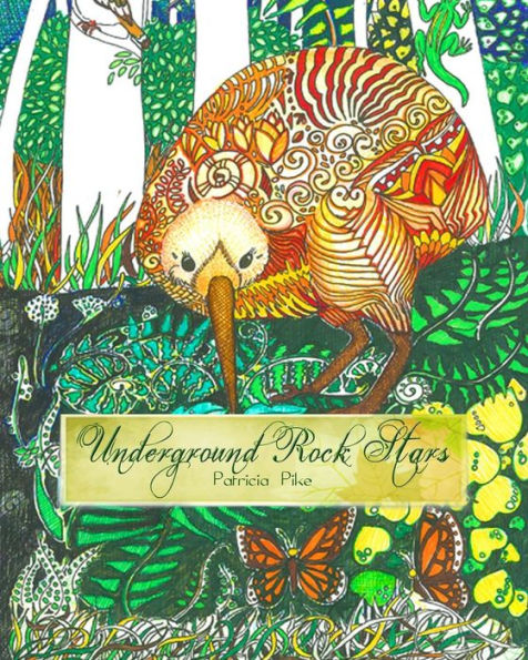 Underground Rock Stars: Adult Colouring Book