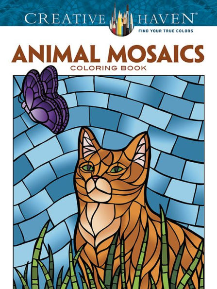 Creative Haven Animal Mosaics Coloring Book: Relaxing Illustrations For Adult Colorists (Adult Coloring Books: Animals)