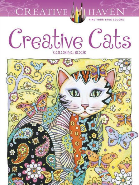 Creative Haven Creative Cats Coloring Book (Adult Coloring Books: Pets)