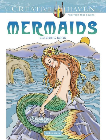 Creative Haven Mermaids Coloring Book (Creative Haven Coloring Books)