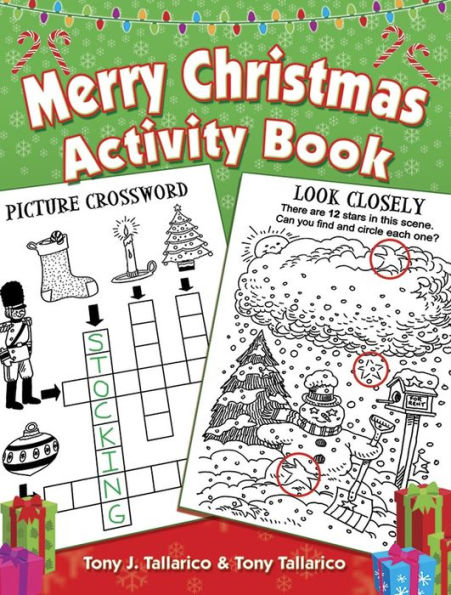 Merry Christmas Activity Book (Dover Christmas Activity Books For Kids)