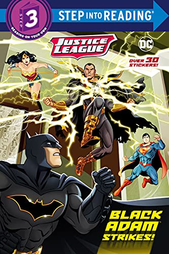 Black Adam Strikes! (Dc Justice League) (Step Into Reading)