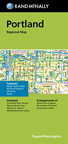 Rand Mcnally Folded Map: Portland Regional Map