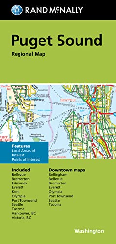 Rand Mcnally Folded Map: Puget Sound Regional Map