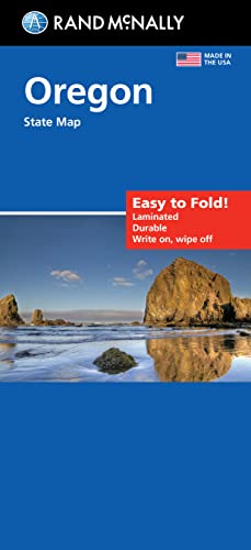 Rand Mcnally Easy To Fold: Oregon State Laminated Map