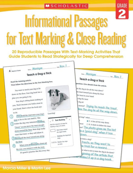 Informational Passages For Text Marking & Close Reading: Grade 2: 20 Reproducible Passages With Text-Marking Activities That Guide Students To Read Strategically For Deep Comprehension