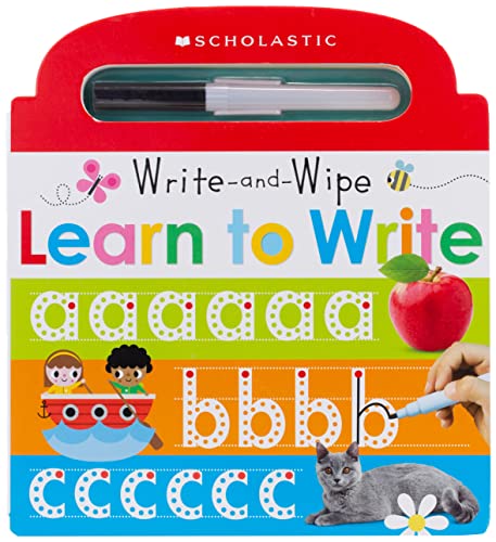 Learn To Write: Scholastic Early Learners (Write And Wipe)