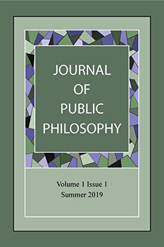 Journal Of Public Philosophy (Volume)