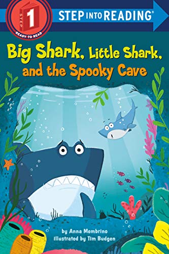 Big Shark, Little Shark, And The Spooky Cave (Step Into Reading) - 9780593302071