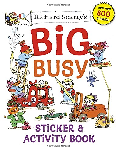 Richard Scarry's Big Busy Sticker & Activity Book