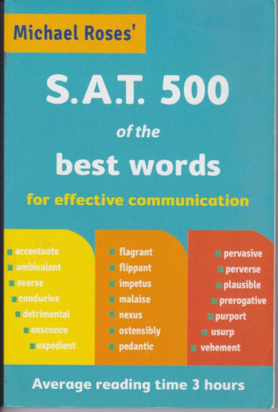 Sat 500 Of The Best Words