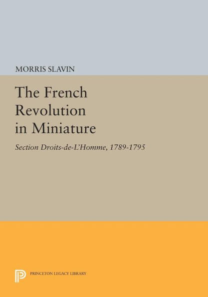 The French Revolution In Miniature: Section Droits-De-L'Homme, 1789-1795 (Princeton Legacy Library, 600)