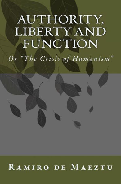 Authority, Liberty And Function
