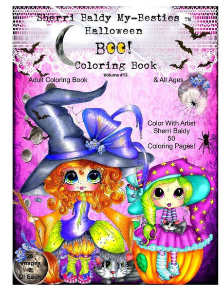 Sherri Baldy My-Besties Tm Halloween Coloring Book Boo!