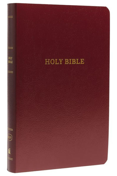Kjv, Gift And Award Bible, Leather-Look, Burgundy, Red Letter, Comfort Print: Holy Bible, King James Version