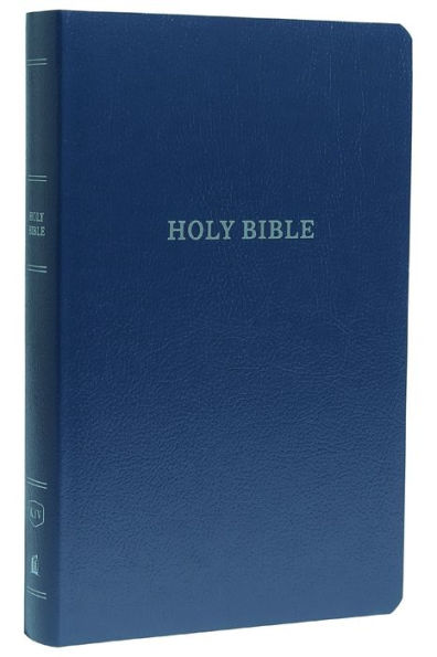 Kjv, Gift And Award Bible, Leather-Look, Blue, Red Letter, Comfort Print: Holy Bible, King James Version