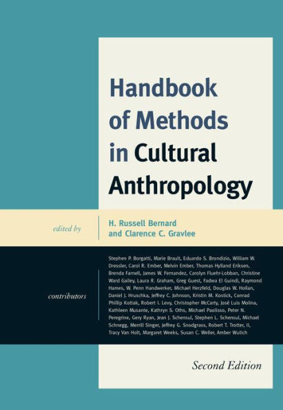 Handbook Of Methods In Cultural Anthropology