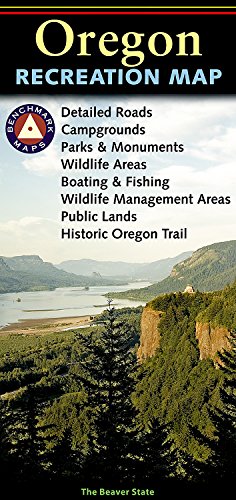 Oregon Recreation Map (Benchmark Maps)
