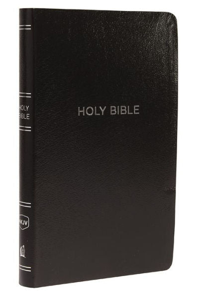 Nkjv, Thinline Reference Bible, Leather-Look, Black, Red Letter, Comfort Print: Holy Bible, New King James Version