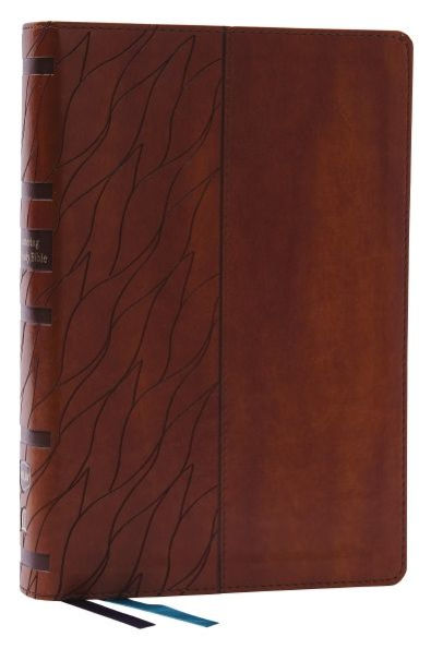 Encountering God Study Bible: Insights From Blackaby Ministries On Living Our Faith (Nkjv, Brown Leathersoft, Red Letter, Comfort Print, Thumb Indexed)