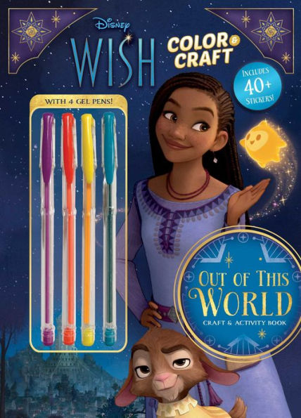 Disney Wish: Out Of This World Color And Craft (Coloring And Activity With Gel Pens)