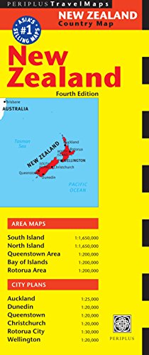 New Zealand Travel Map Fourth Edition (Australia Regional Maps)