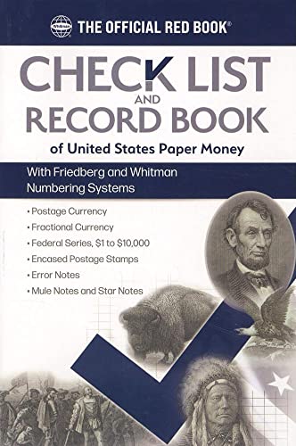 Checklist And Record Book Of United States Paper Money