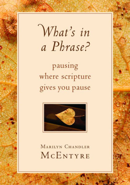 What'S In A Phrase?: Pausing Where Scripture Gives You Pause