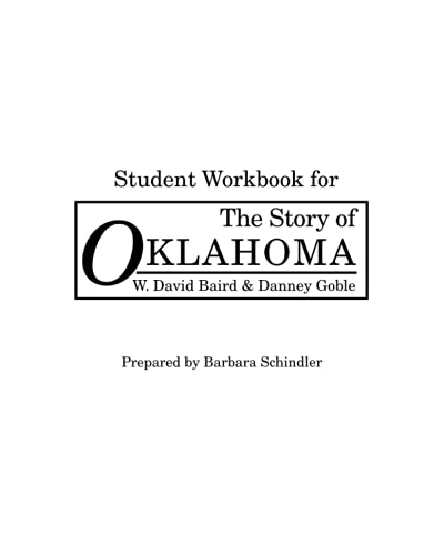 Student Workbook For The Story Of Oklahoma