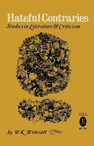 Hateful Contraries: Studies In Literature And Criticism