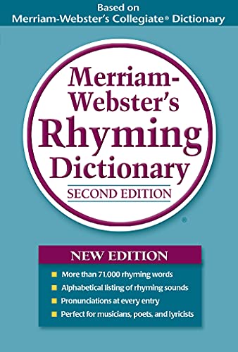 Merriam-Webster's Rhyming Dictionary, Second Edition, Mass-Market Paperback