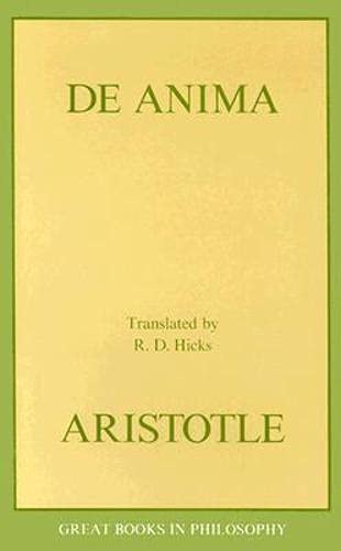 De Anima (Great Books In Philosophy)