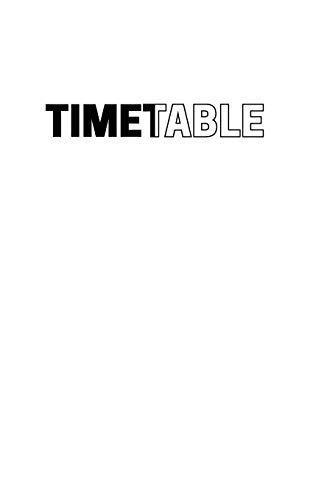 Timetable
