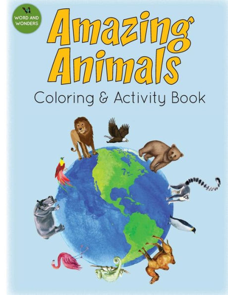 Amazing Animals Coloring And Activity Book