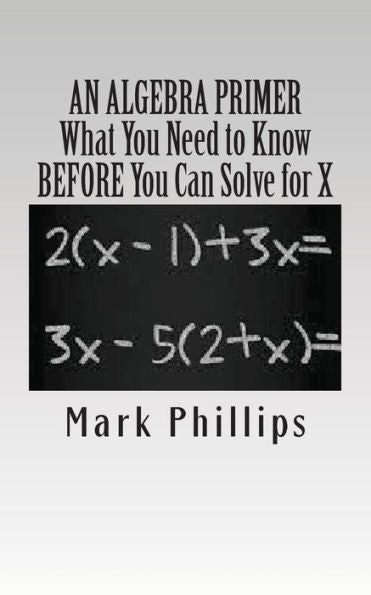 An Algebra Primer: What You Need To Know Before You Can Solve For X