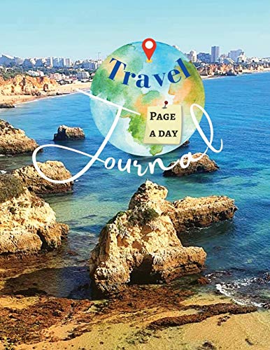 Travel Journal Page a Day: Amaizing Vacation Journal 8,5" x 11" Lined Blank Softcover -Travel Journal for Women and Men, Travel Journal for Kids, 100 Page Travel Diary